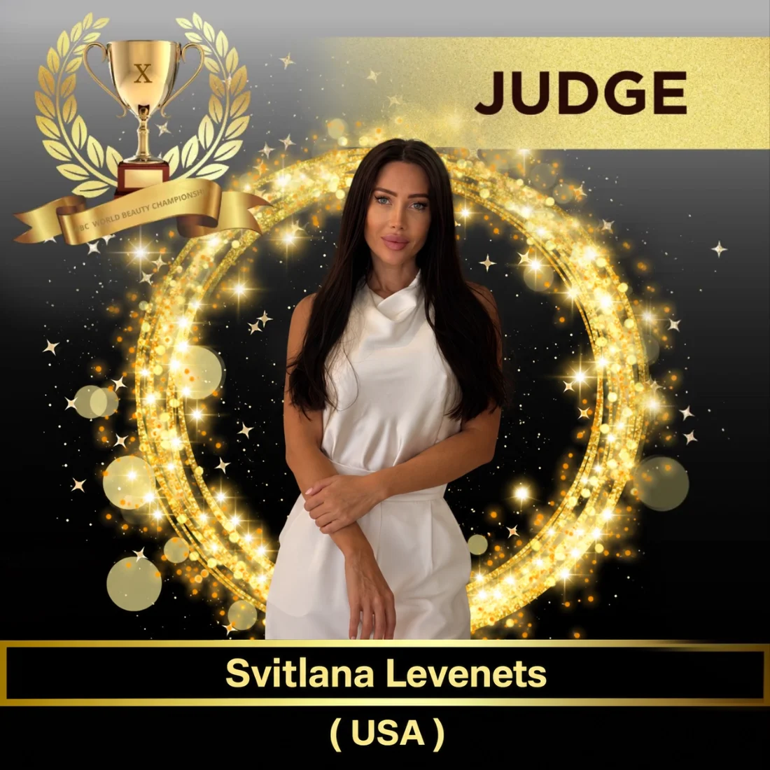 Svitlana Levenets — WBC judge banner, season 10