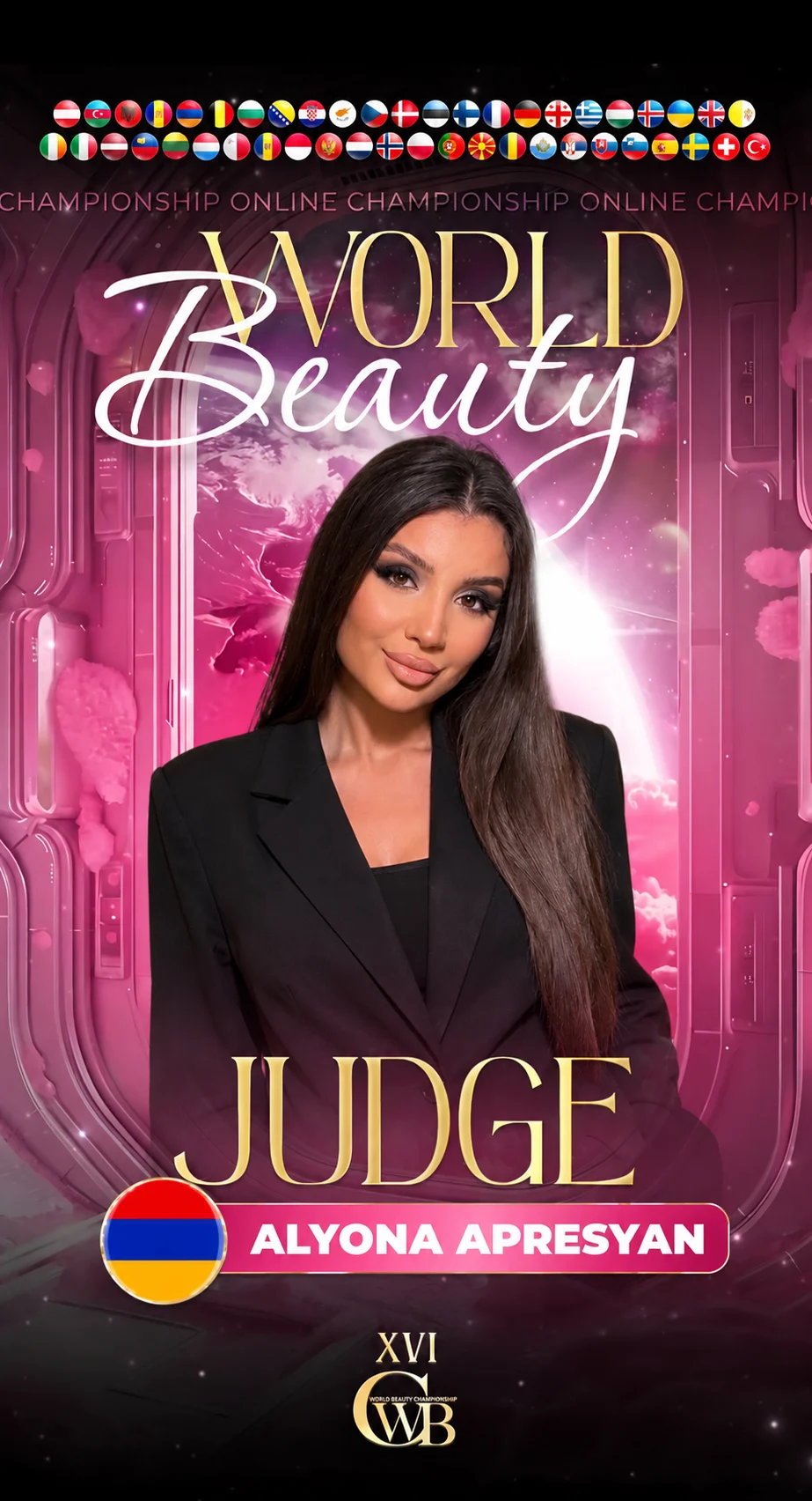 Alyona Apresyan — WBC judge banner, season 16