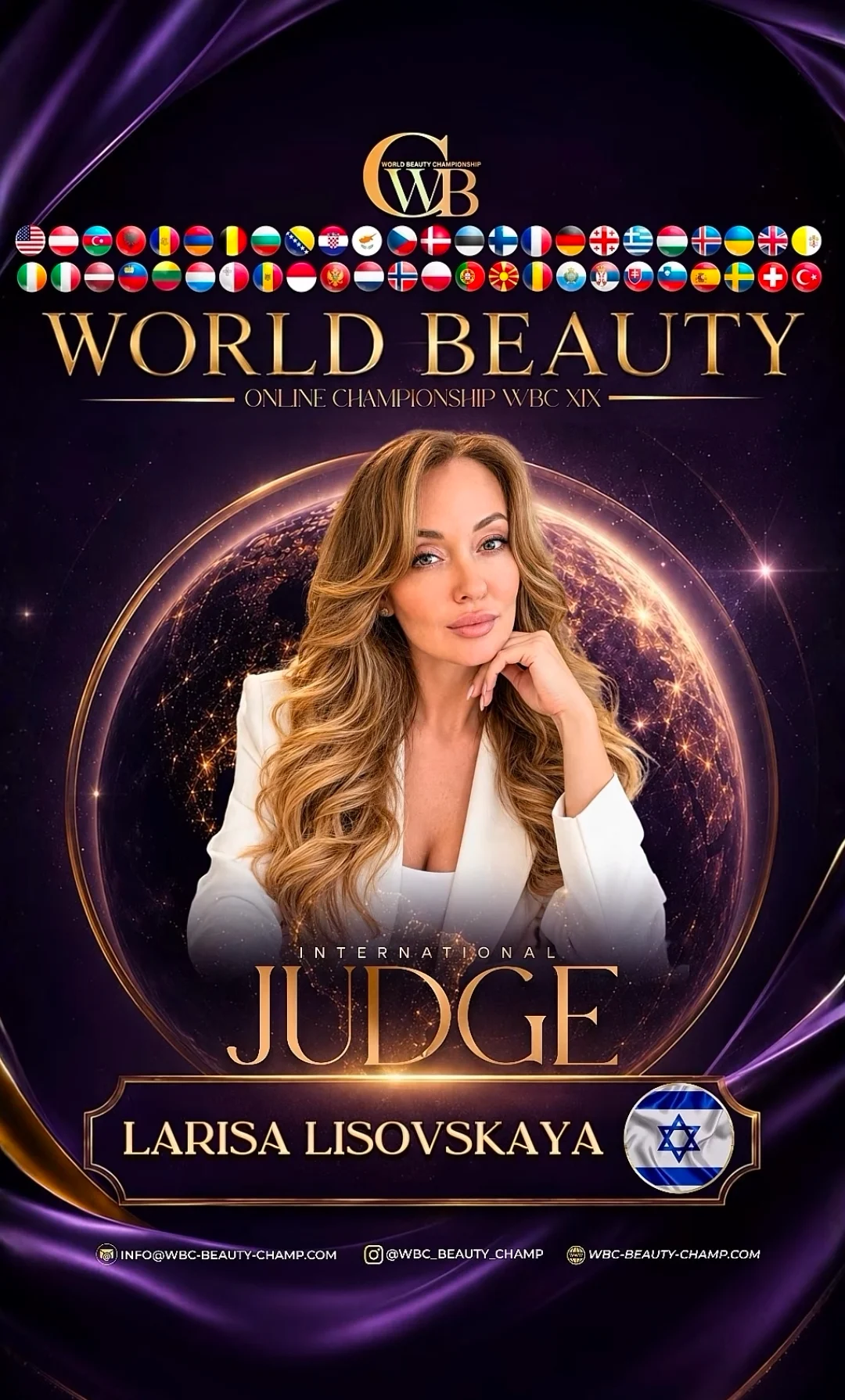 Larisa Lisovskaya — WBC judge banner, season 19