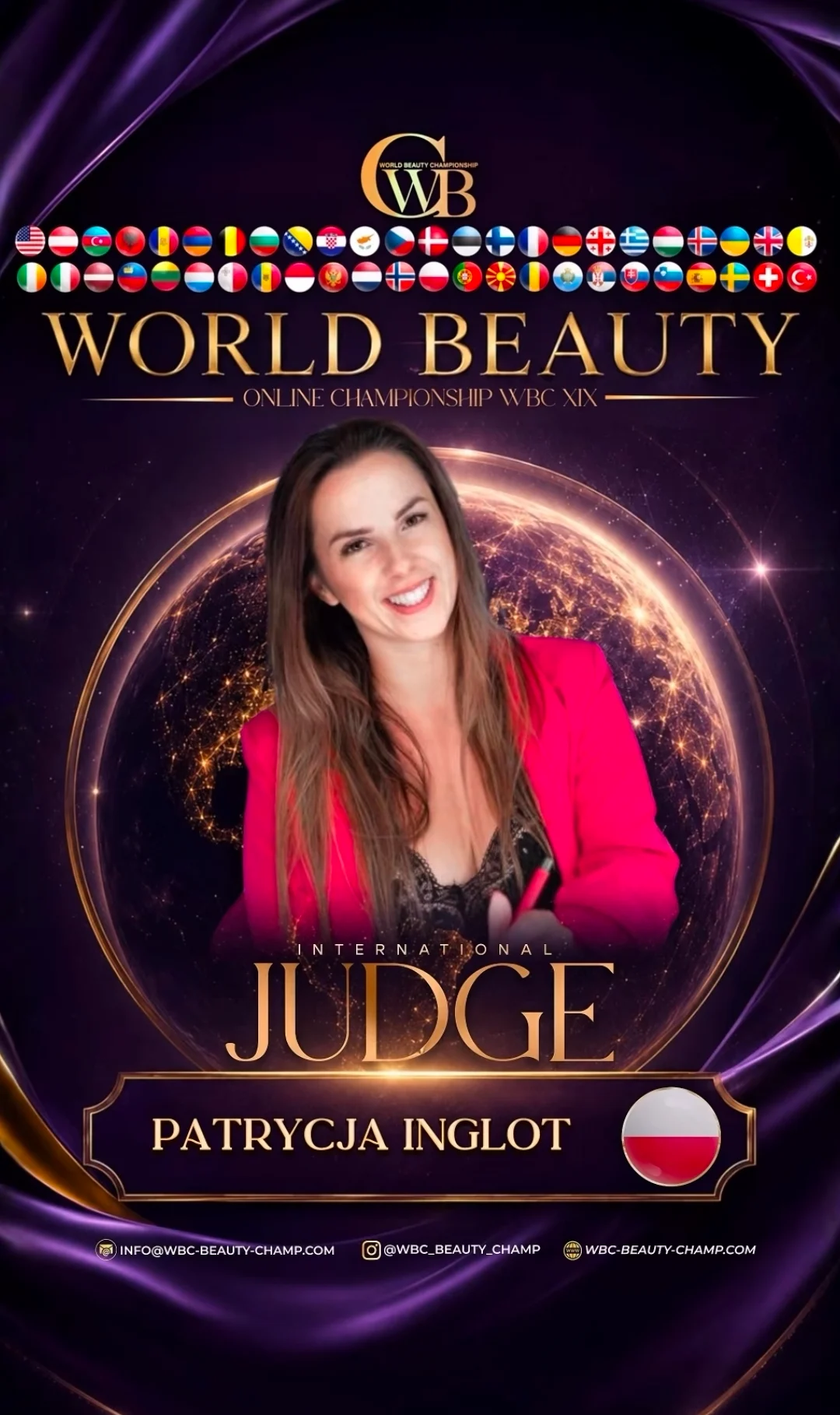 Patrycja Inglot — WBC judge banner, season 19