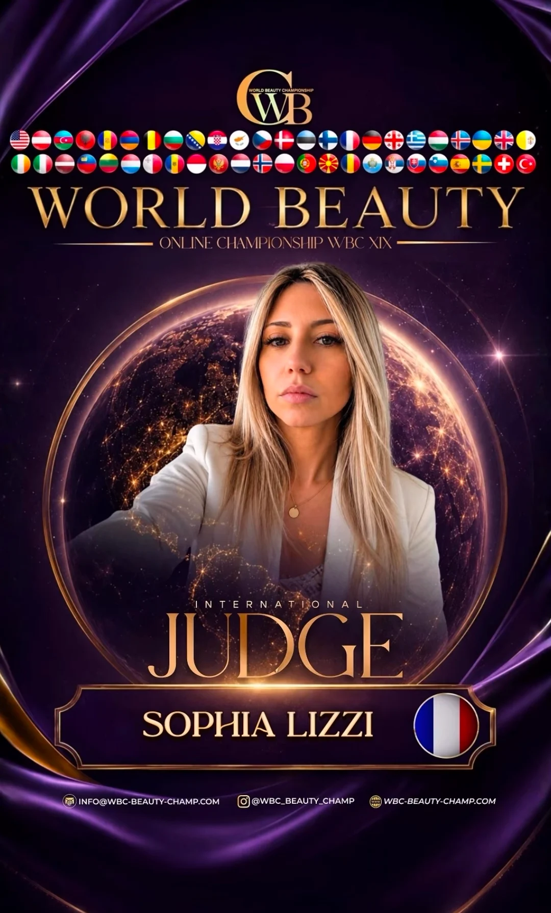 Sophia Lizzi — WBC judge banner, season 19