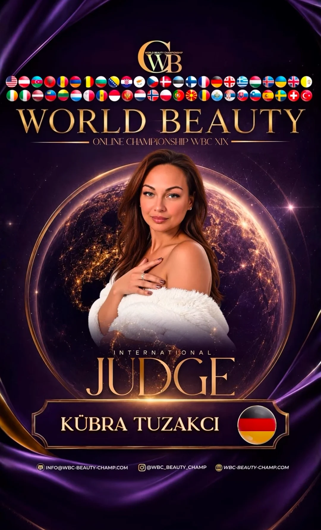 Kübra Tuzakci — WBC judge banner, season 19