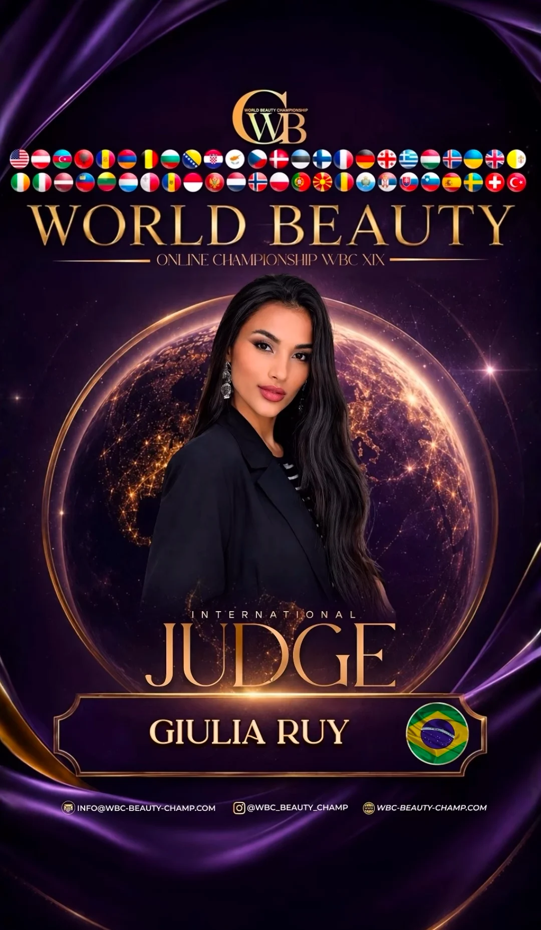 Giulia ruy — WBC judge banner, season 19