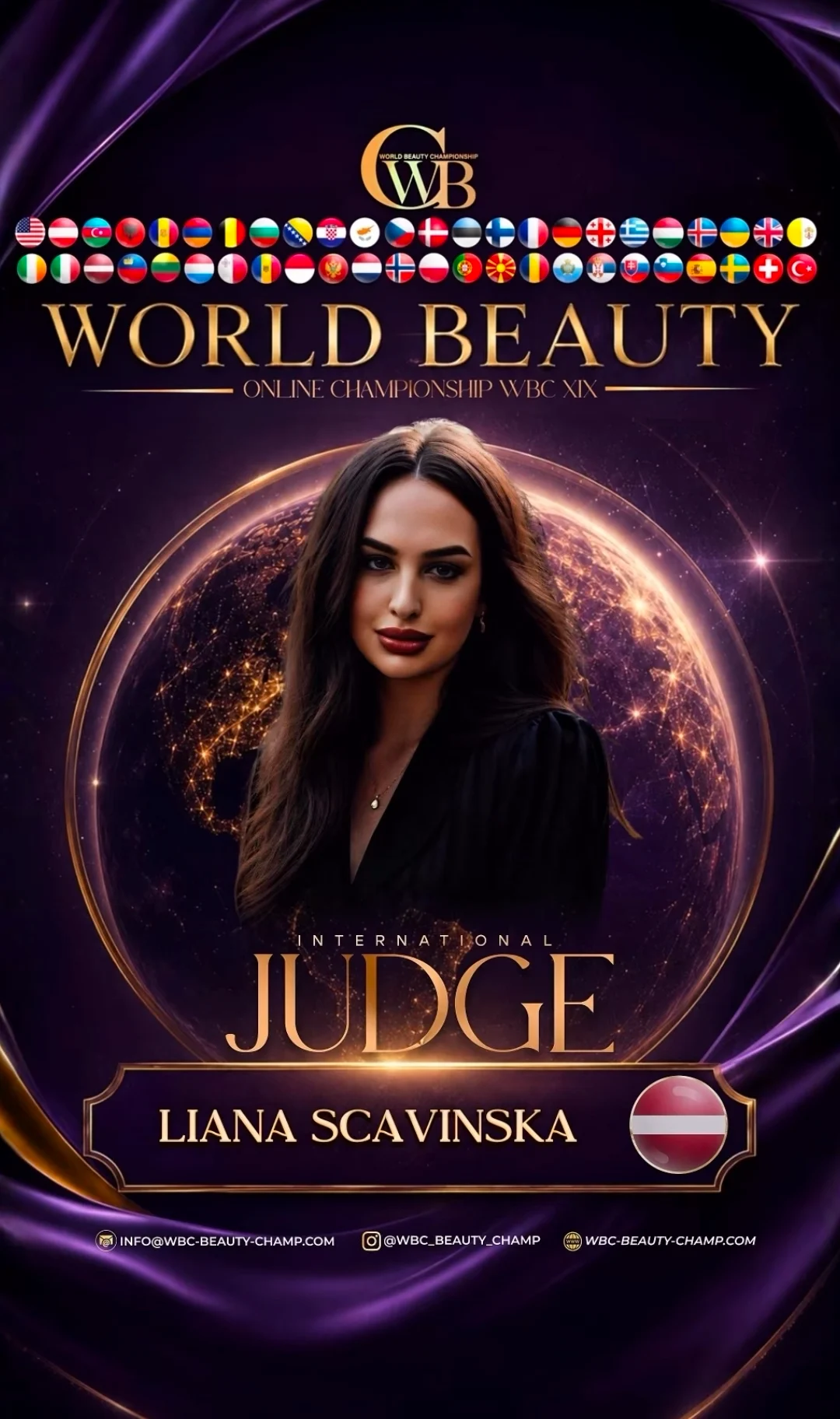 Liana Scavinska — WBC judge banner, season 19