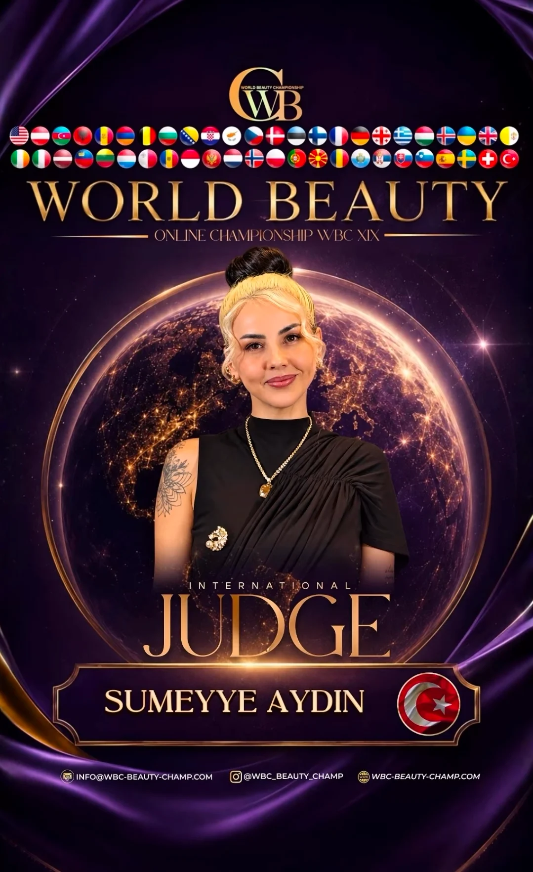 Sumeyye AYDIN — WBC judge banner, season 19