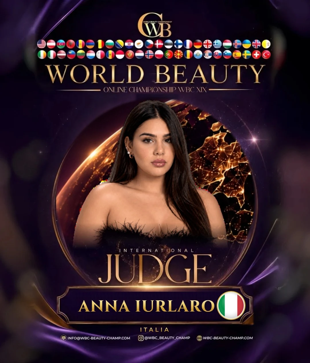 Anna Iurlaro — WBC judge banner, season 19