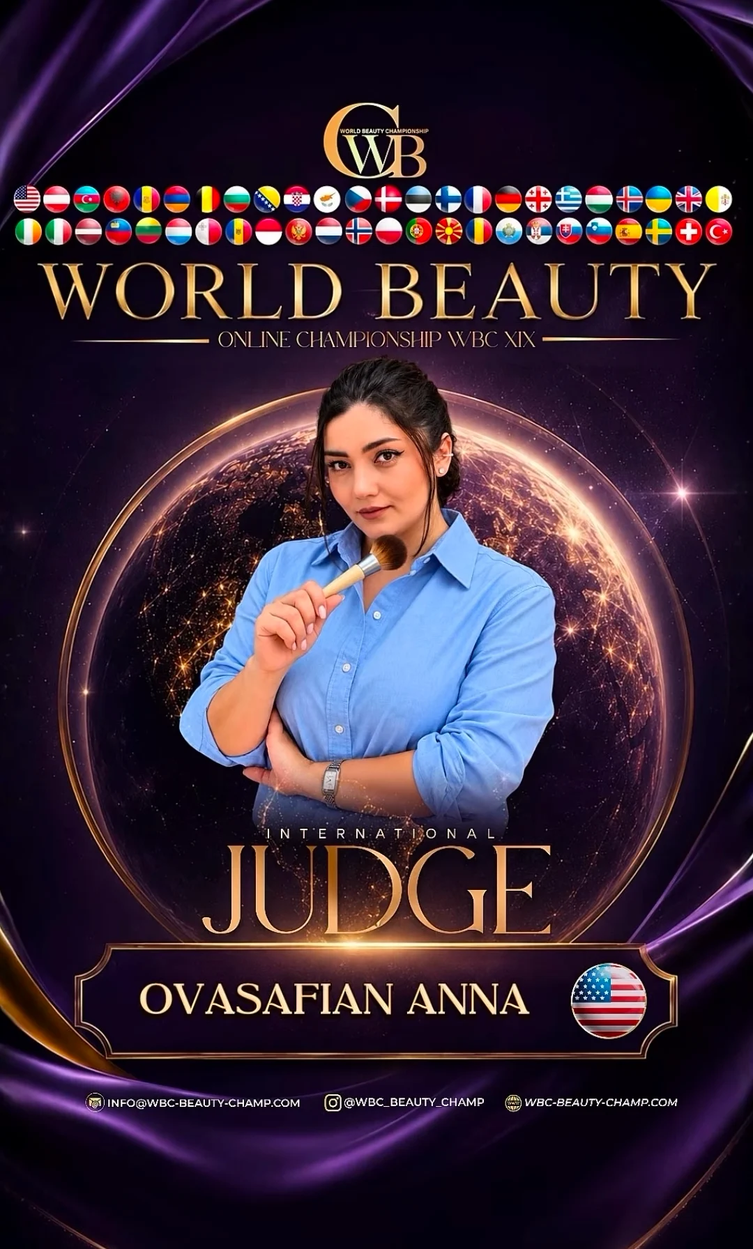 Ovasafian Anna — WBC judge banner, season 19