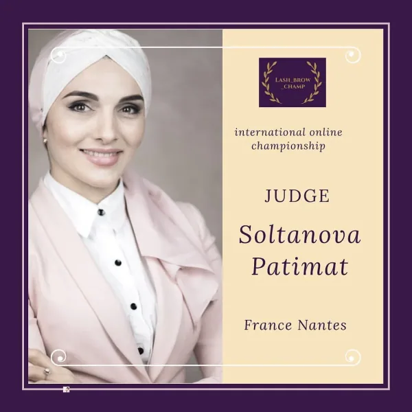 Soltanova Patimat — WBC judge banner
