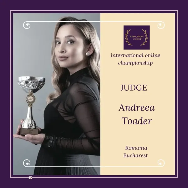 Andreea Toader — WBC judge banner