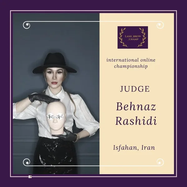 Behnaz Rashidi — WBC judge banner
