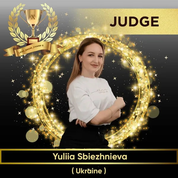 Yuliia Sbiezhnieva — WBC judge banner