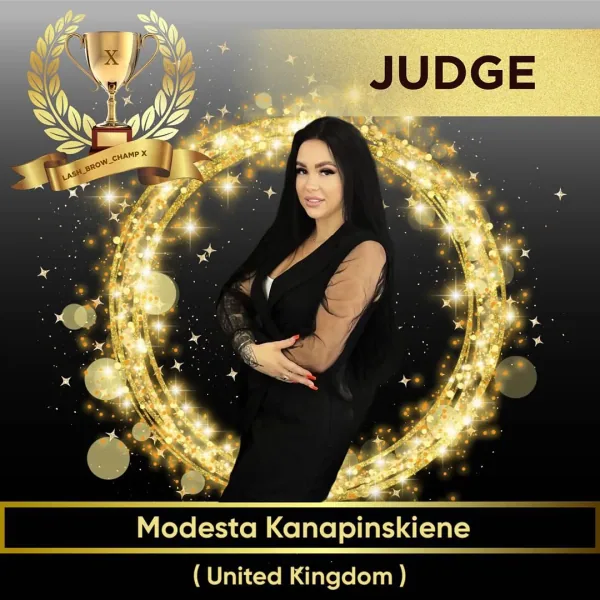 Modesta Kanapinskiene — WBC judge banner
