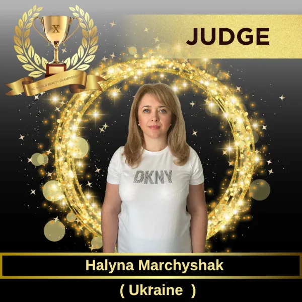 Halyna Marchyshak — WBC judge banner