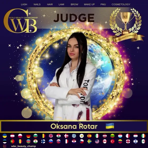 Oksana Rotar — WBC judge banner