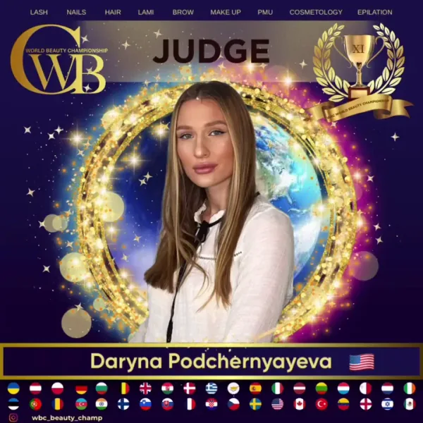 Daryna Podchernyayeva — WBC judge banner