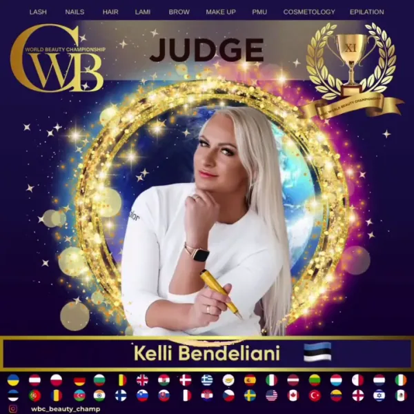 Kelli Bendeliani — WBC judge banner