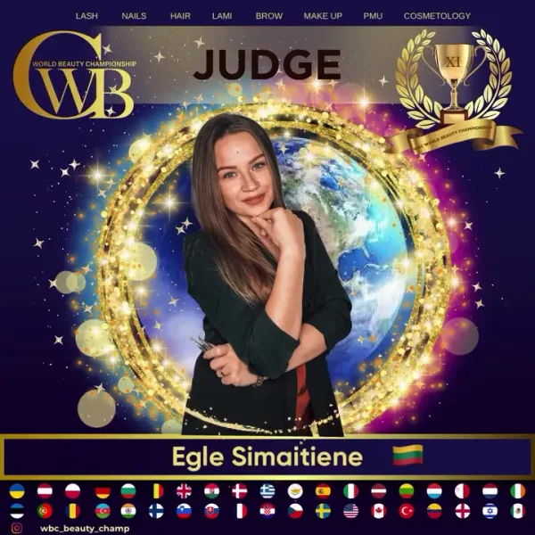Egle Simaitiene — WBC judge banner