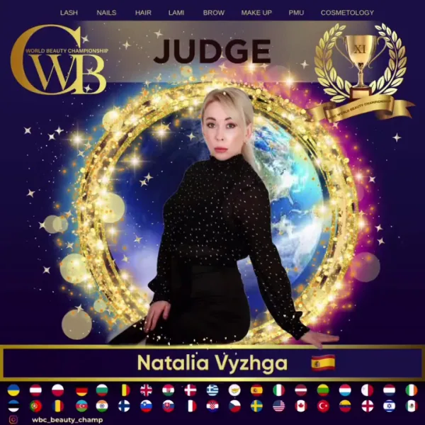 Natalia Vyzhha — WBC judge banner