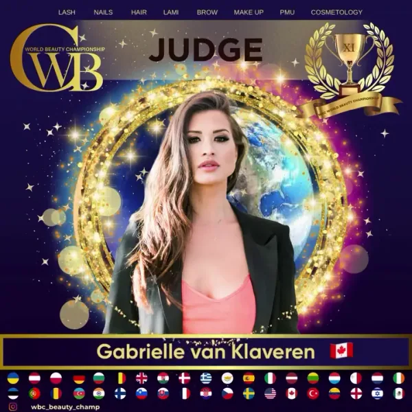 Gabrielle van Klaveren — WBC judge banner
