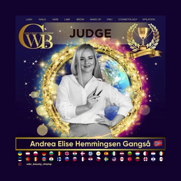 Andrea Gangså — WBC judge banner