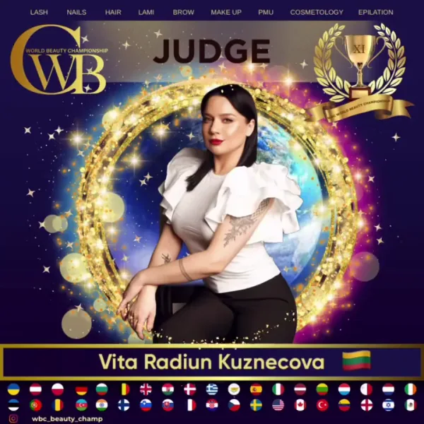 Vita Radiun Kuznecova — WBC judge banner