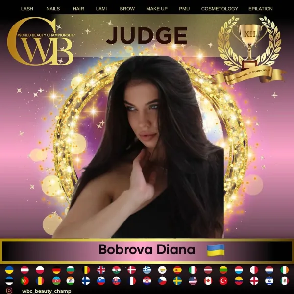 Bobrova Diana — WBC judge banner
