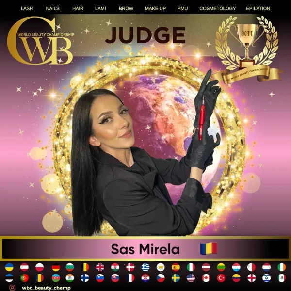 Sas Mirela — WBC judge banner