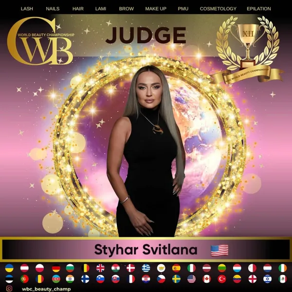 Svitlana Styhar — WBC judge banner