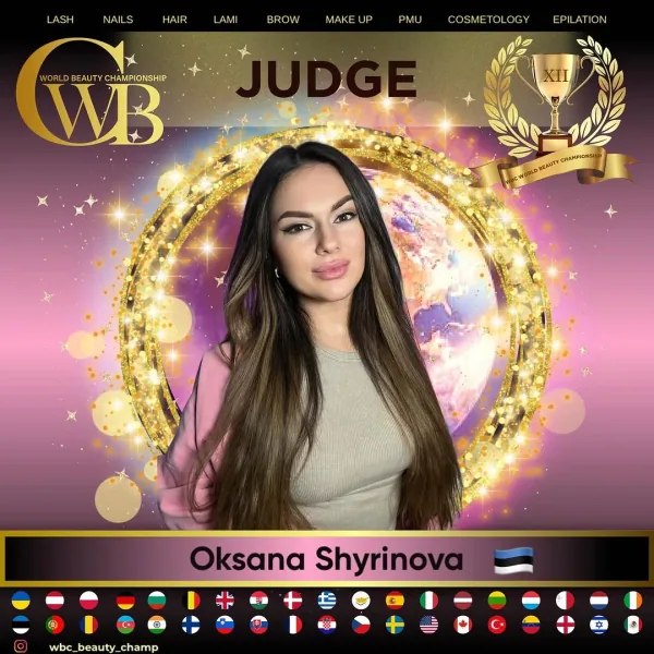 Oksana Shyrinova — WBC judge banner