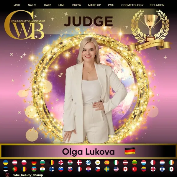 Olga Lukova — WBC judge banner