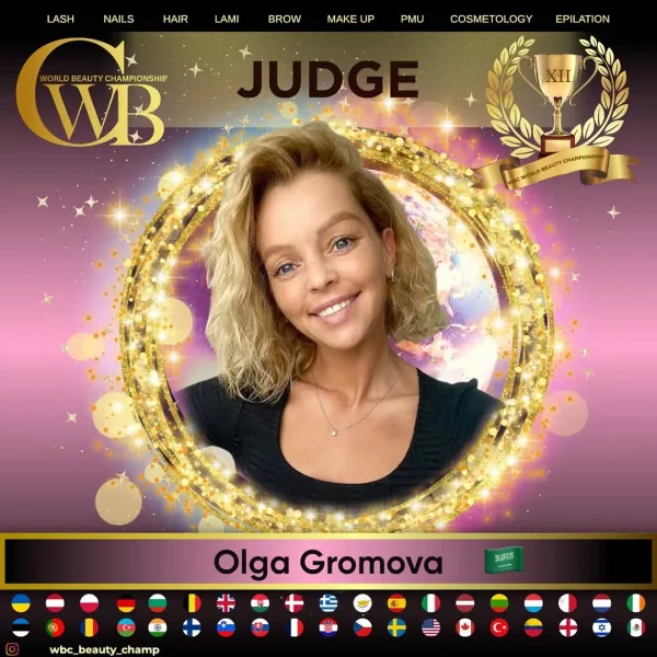 Olga Gromova — WBC judge banner