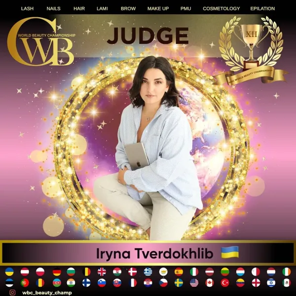 Iryna Tverdokhlib — WBC judge banner