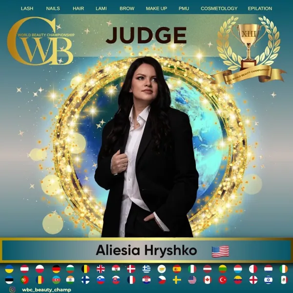 Aliesia Hryshko — WBC judge banner