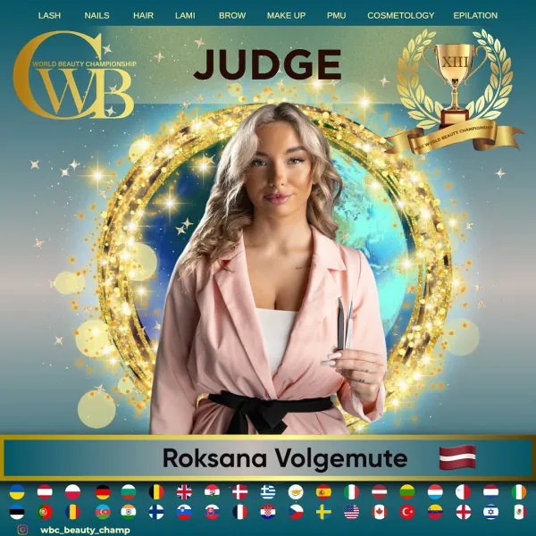 Roksana Volgemute — WBC judge banner