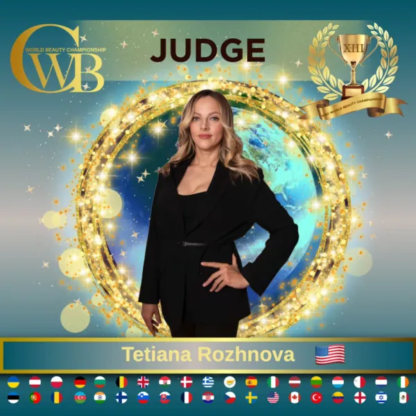Tetiana Rozhnova — WBC judge banner