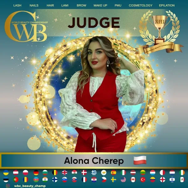 Alona Cherep — WBC judge banner