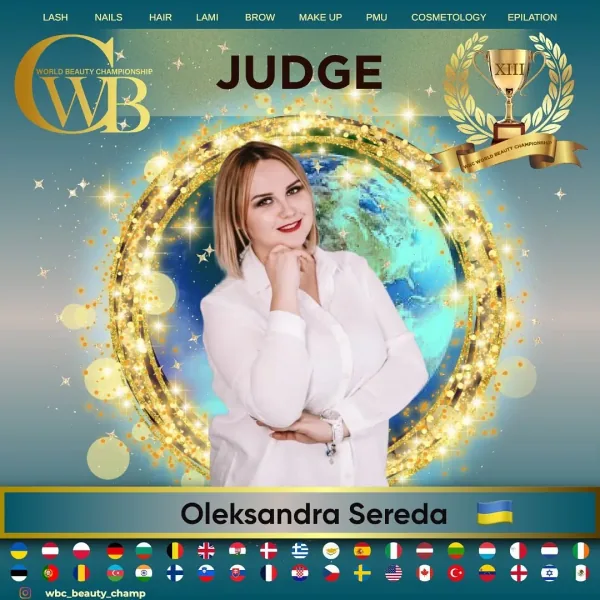 Oleksandra Sereda — WBC judge banner