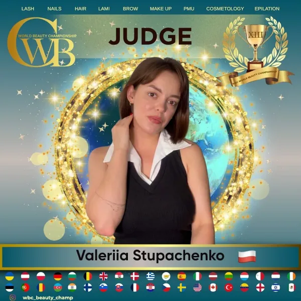 Valeriia Stupachenko — WBC judge banner
