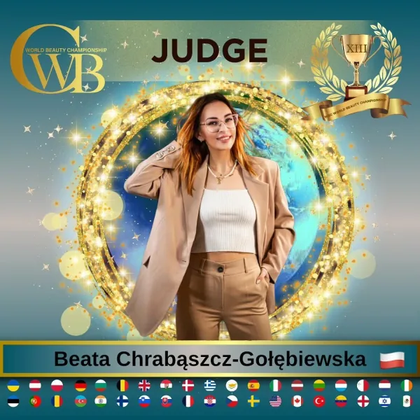 Beata Chrabąszcz-Gołębiewska — WBC judge banner