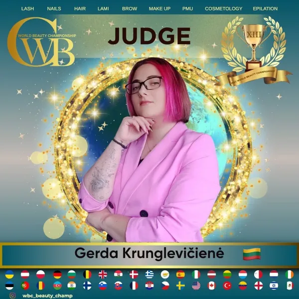 Gerda Krunglevičienė — WBC judge banner