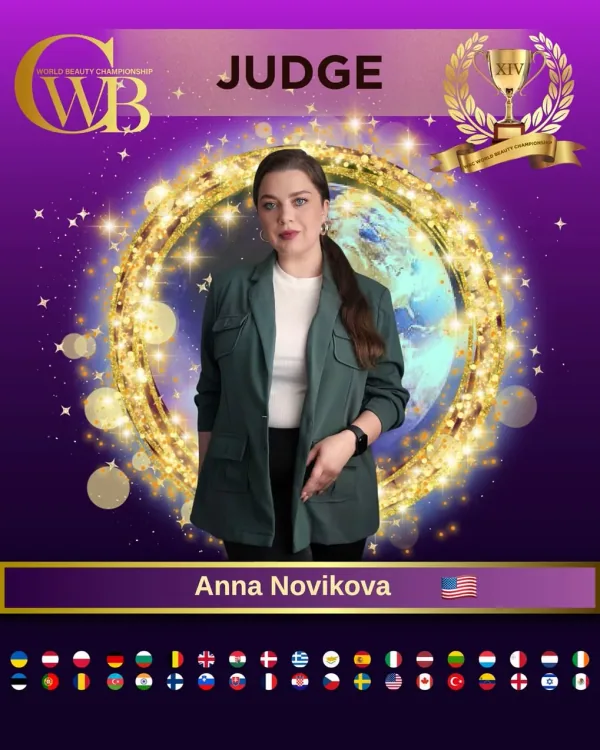Anna Novikova — WBC judge banner