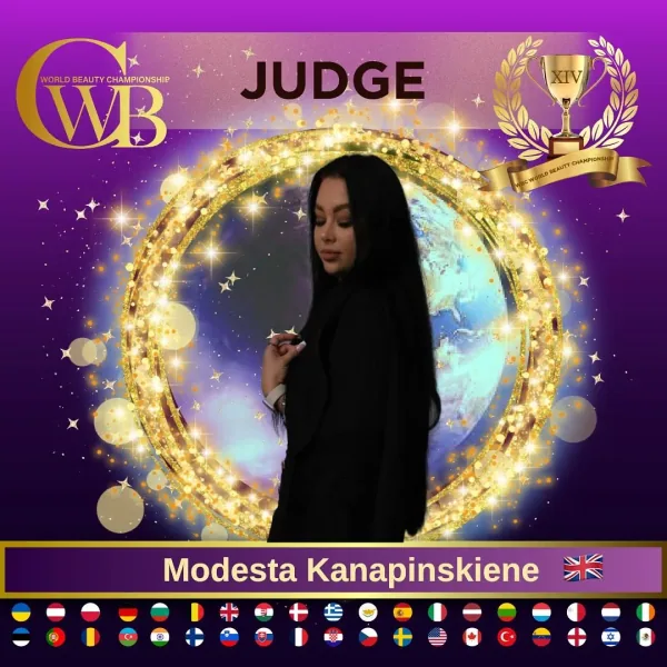 Modesta Kanapinskiene — WBC judge banner