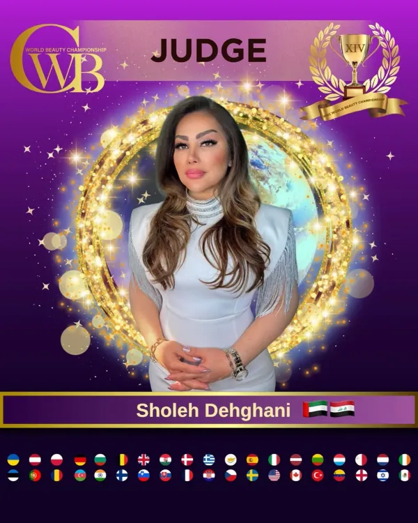 Sholeh Dehghani — WBC judge banner