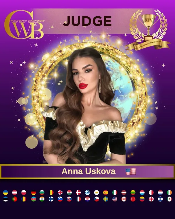 Anna Uskova — WBC judge banner