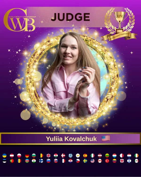 Yuliia Kovalchuk — WBC judge banner