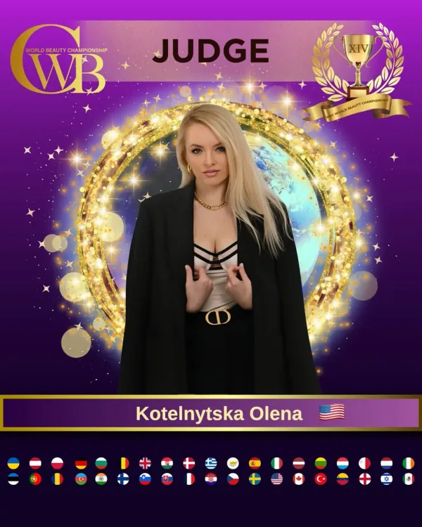 Kotelnytska Olena — WBC judge banner