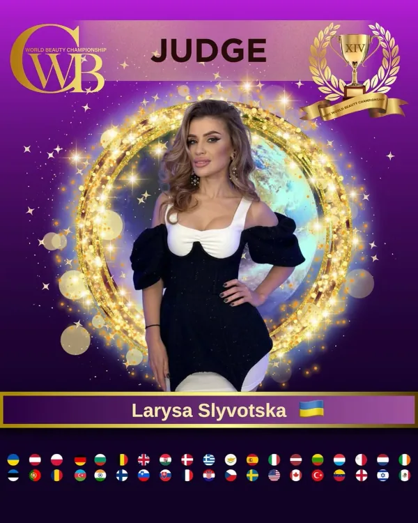 Larysa Slyvotska — WBC judge banner