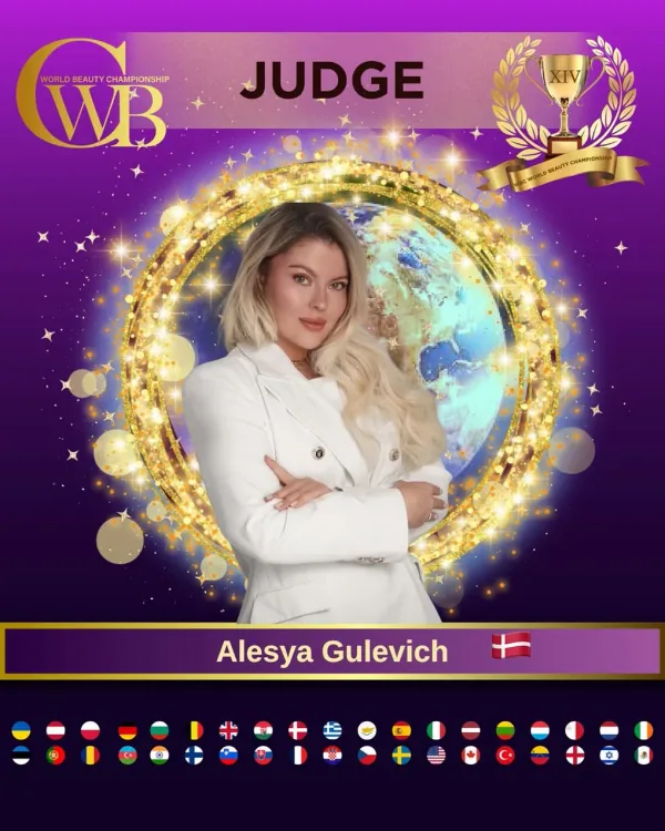 Alesya Gulevich — WBC judge banner