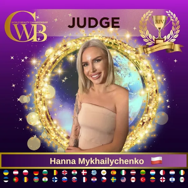 Hanna Mykhailychenko — WBC judge banner