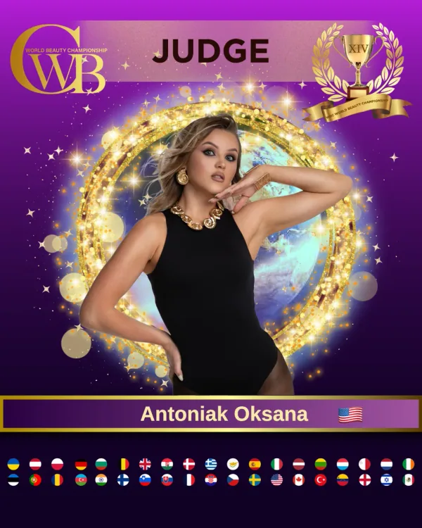 Antoniak Oksana — WBC judge banner